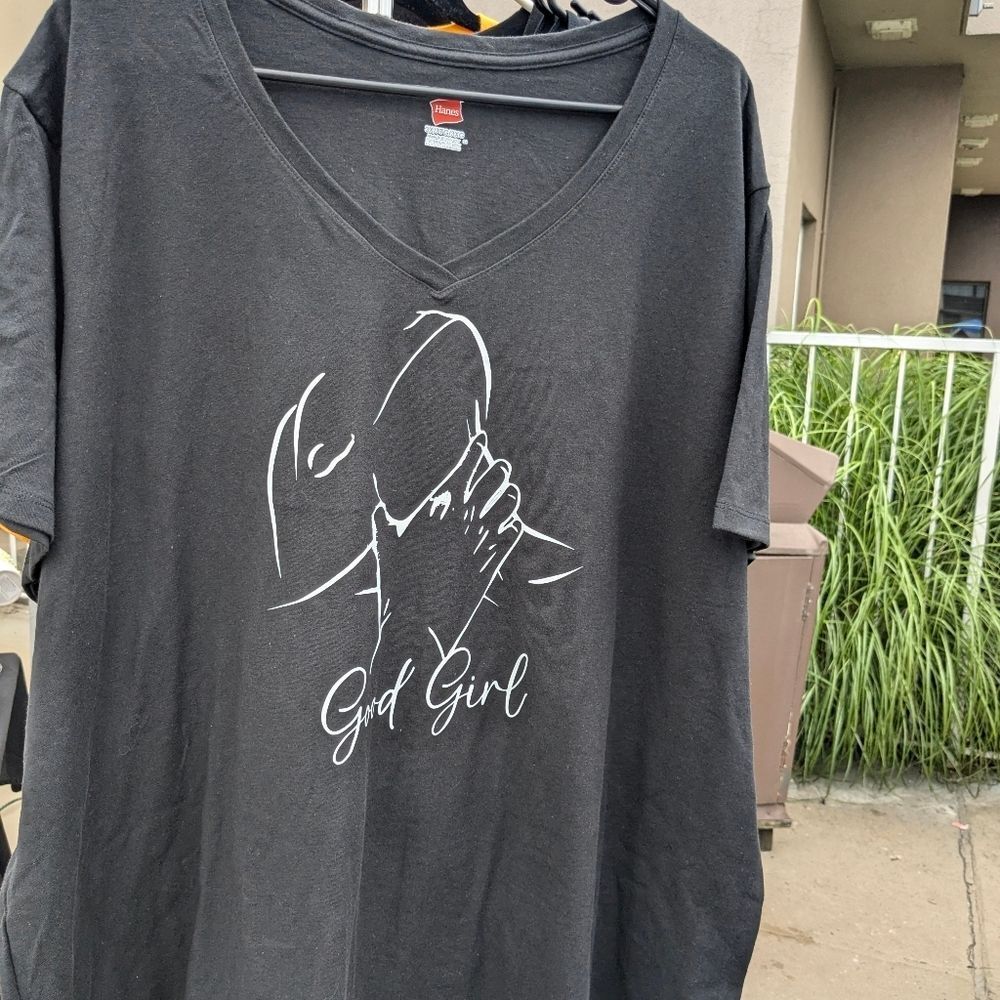 Good girl v-neck bdsm tee